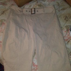 Beige bermuda shorts